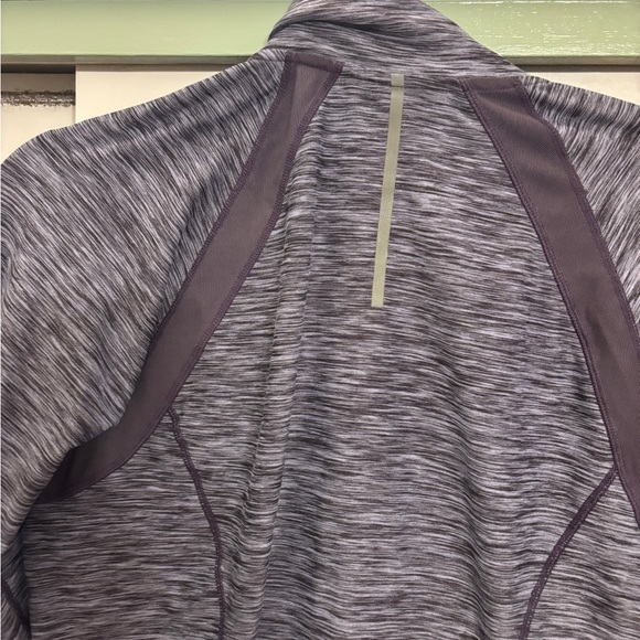 New Balance Heathered Purple Athletic Jacket - Picture 7 of 12